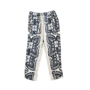 Pilcro Pants Womens Small Cottage Linen‎ Viscose Boho Floral Drawstring